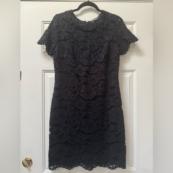 Ralph Lauren Dresses & Skirts - Ralph Lauren, navy lace shift dress